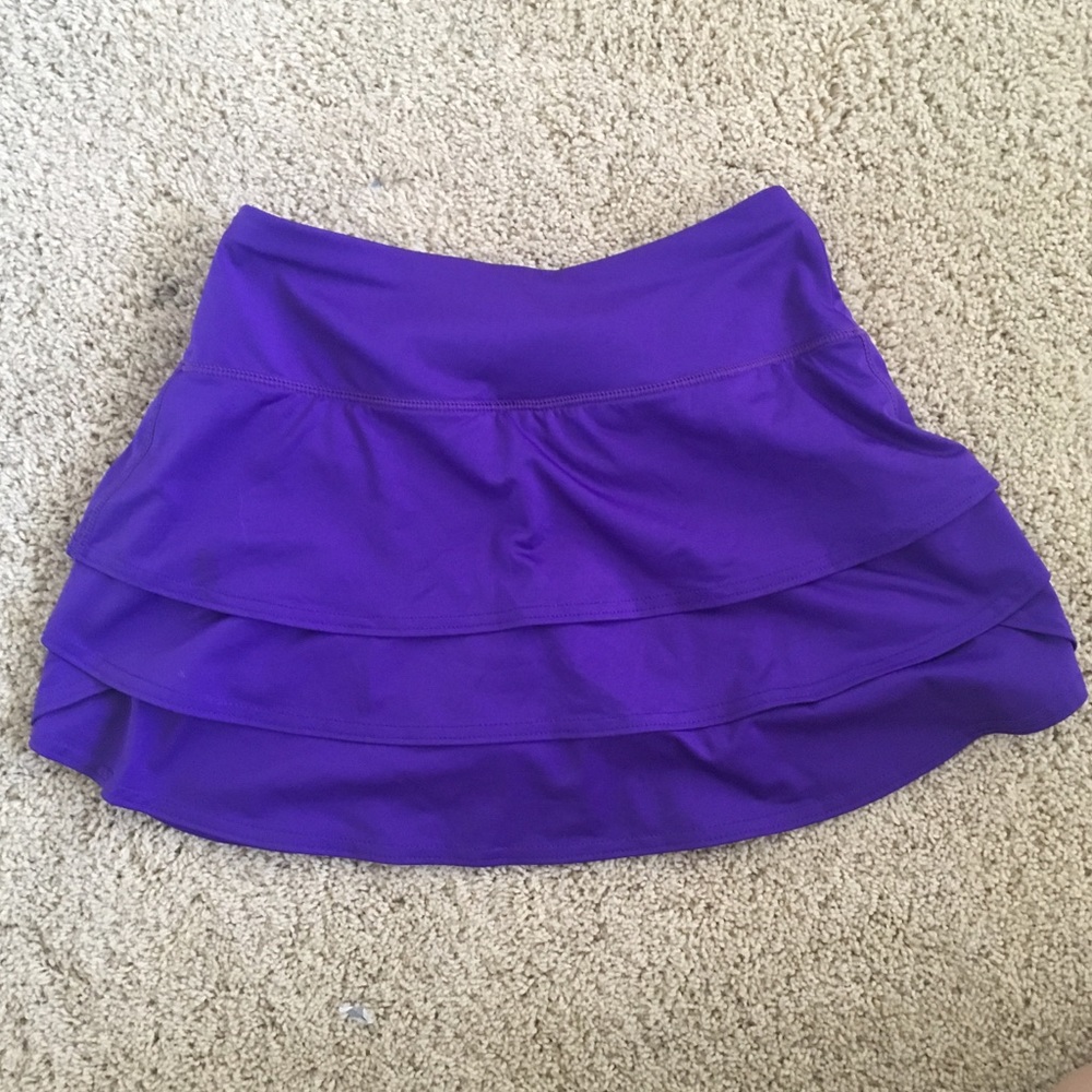 Purple Athleta tennis athletic skirt/skort xxs